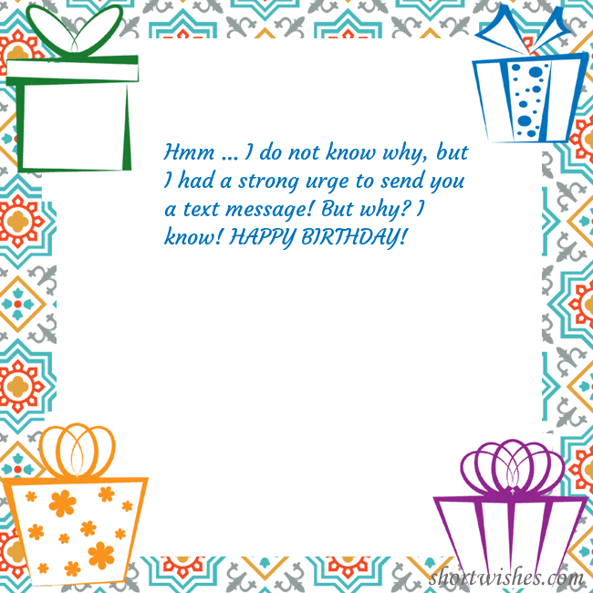 E-card with gifts