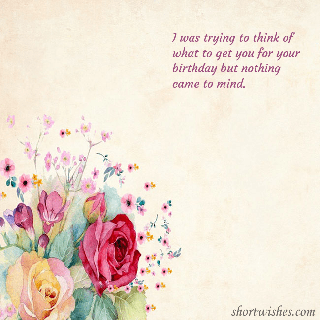 E-card with watercolor painted roses