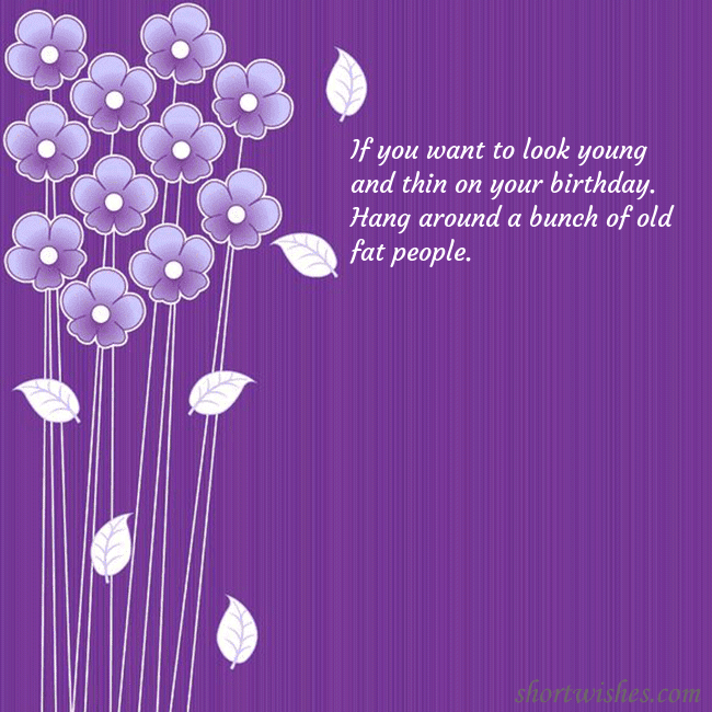 Greeting ecard with small flowers