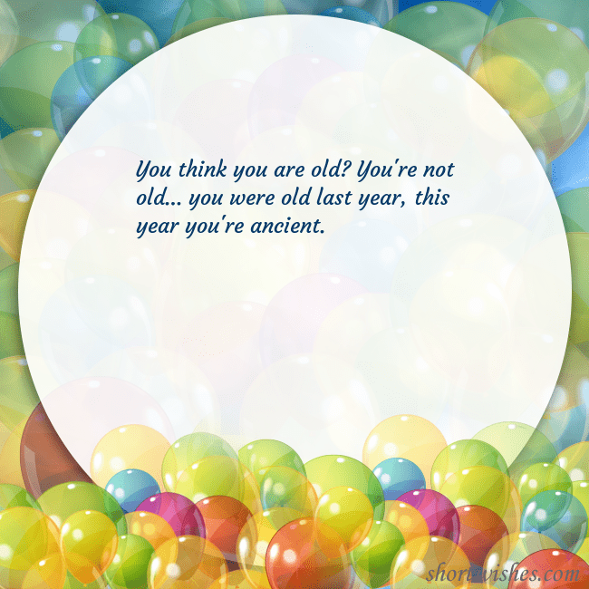 Greeting ecard with bubbles