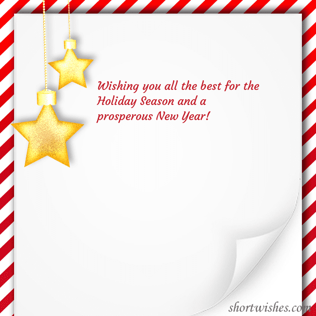 E-card with two stars