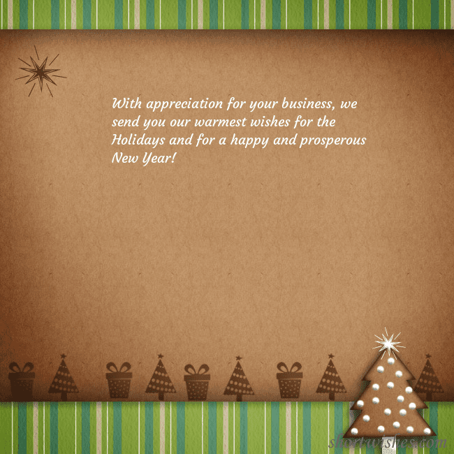 E-card with a gingerbread Christmas tree