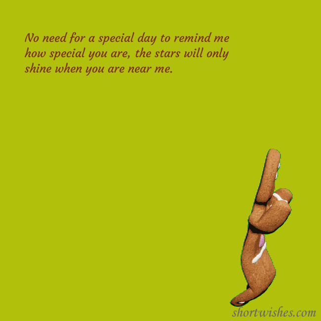 Animated ecard with a dancing gingerbread man
