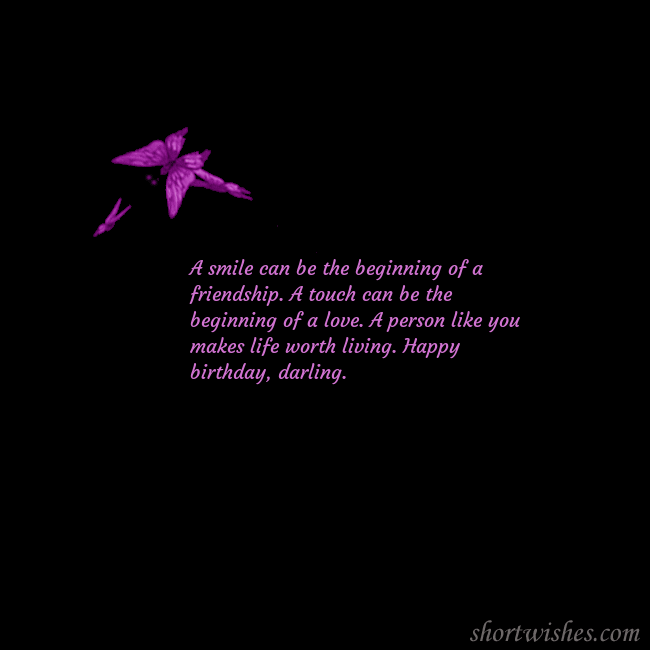 Greeting ecard with flying butterflies