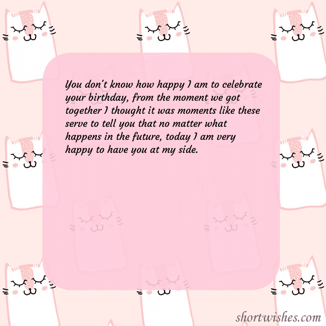 Pink postcard with funny cats