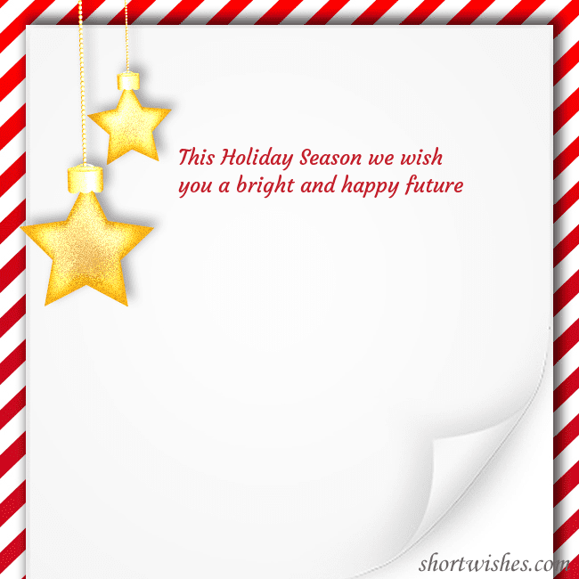 E-card with two stars