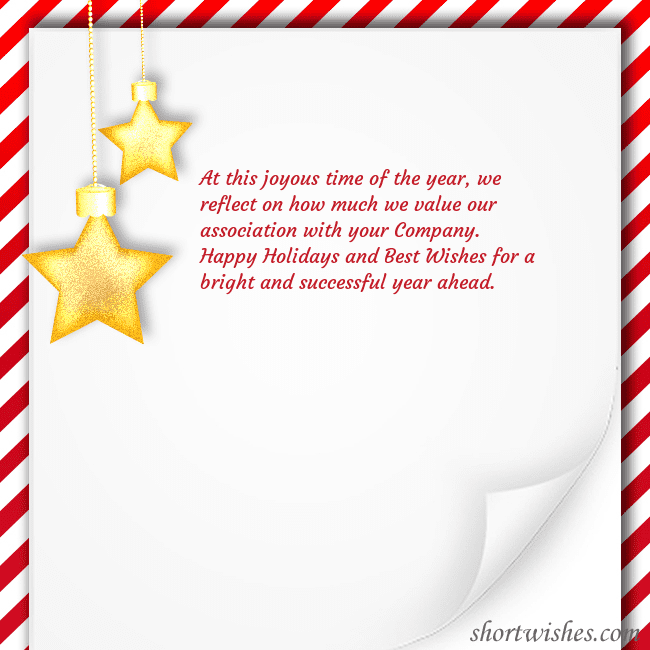 E-card with two stars