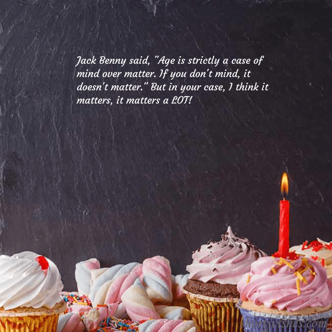 Birthday ecard with cupcakes and a candle