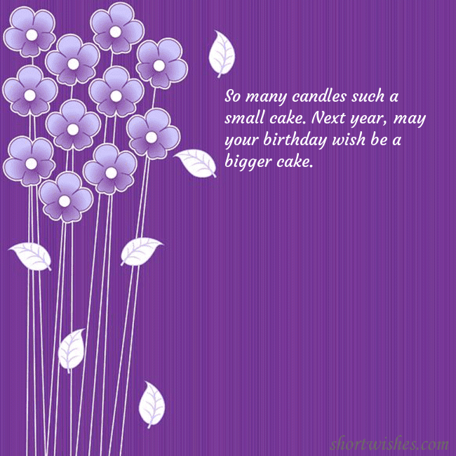 Greeting ecard with small flowers