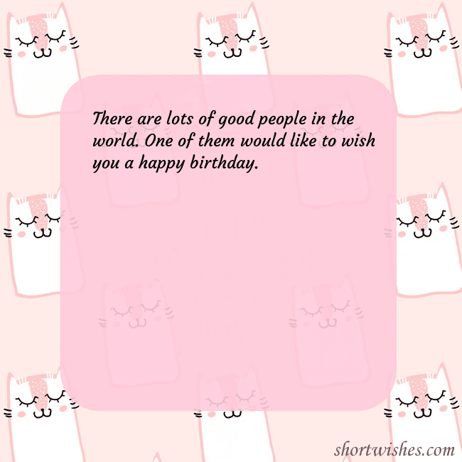 Pink postcard with funny cats