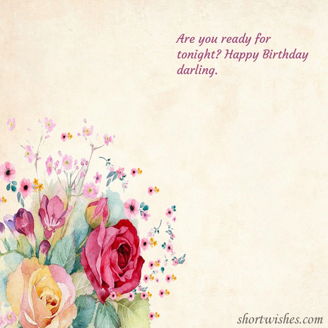 E-card with watercolor painted roses