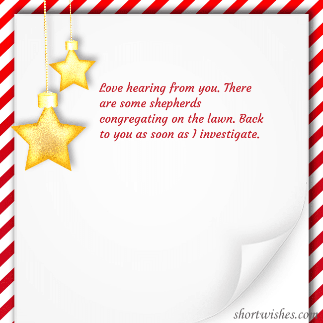 E-card with two stars