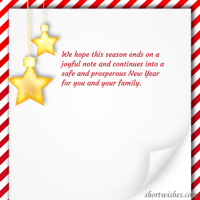 E-card with two stars