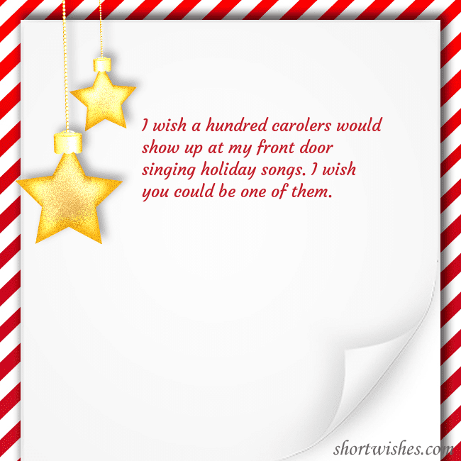 E-card with two stars