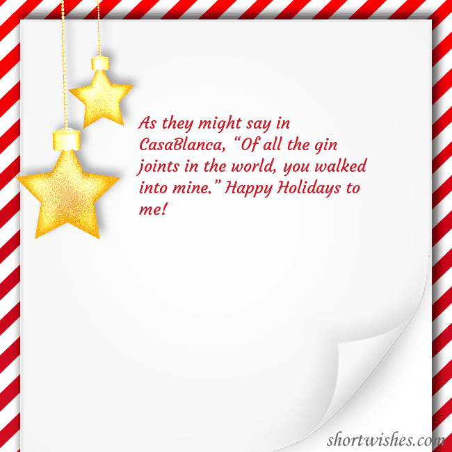 E-card with two stars