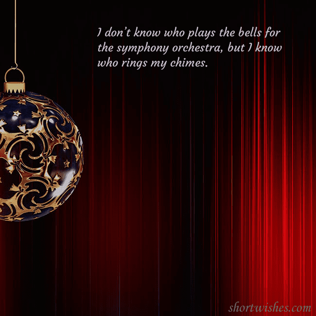 Red postcard with a luxurious Christmas tree decoration