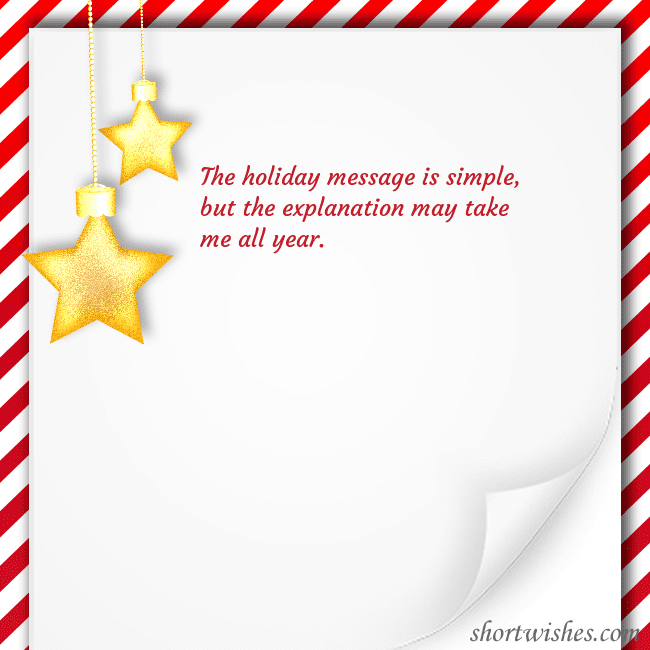 E-card with two stars