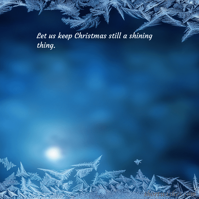 E-card with a frosted window