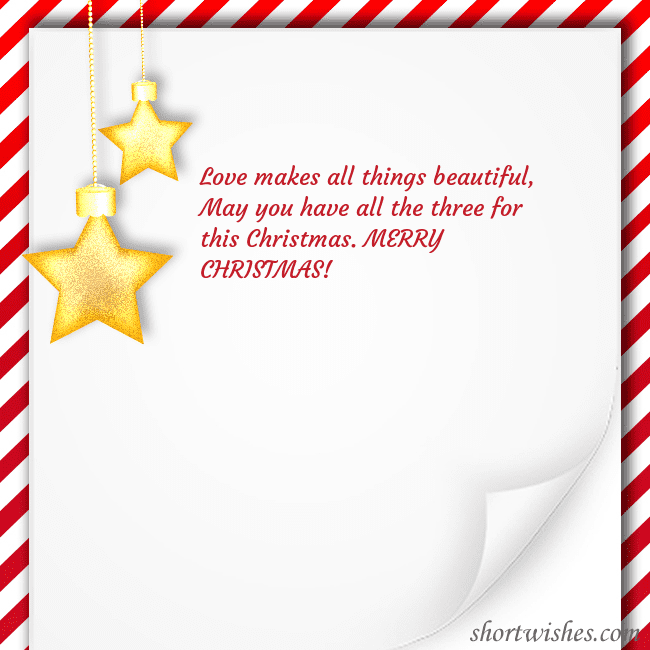 E-card with two stars