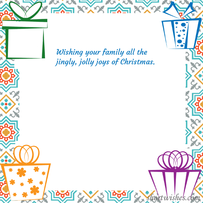 E-card with gifts