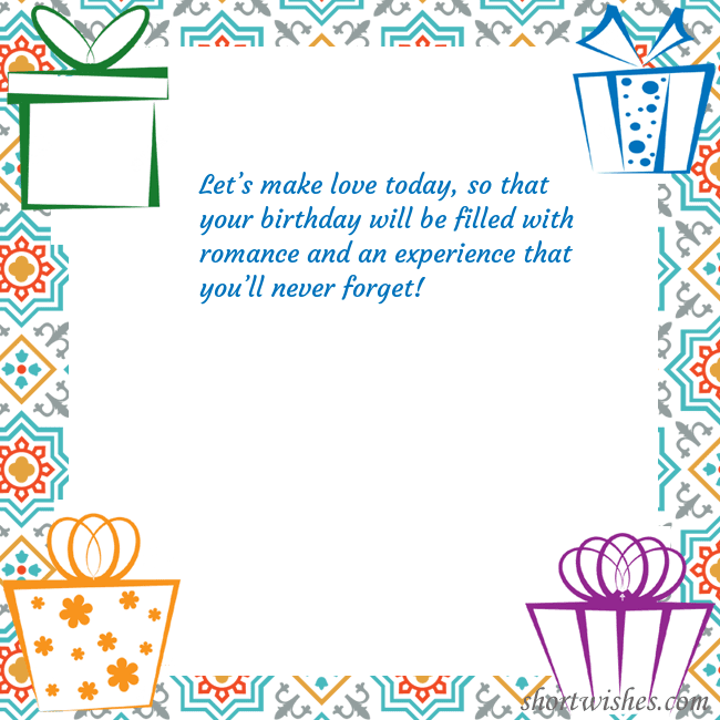 E-card with gifts