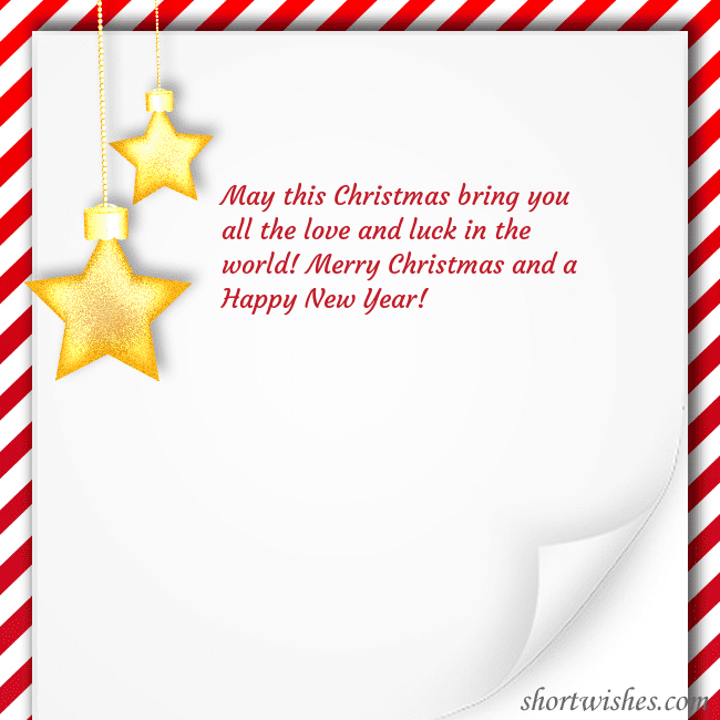 E-card with two stars