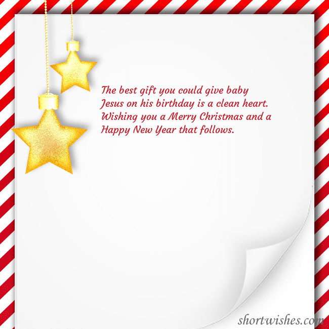 E-card with two stars