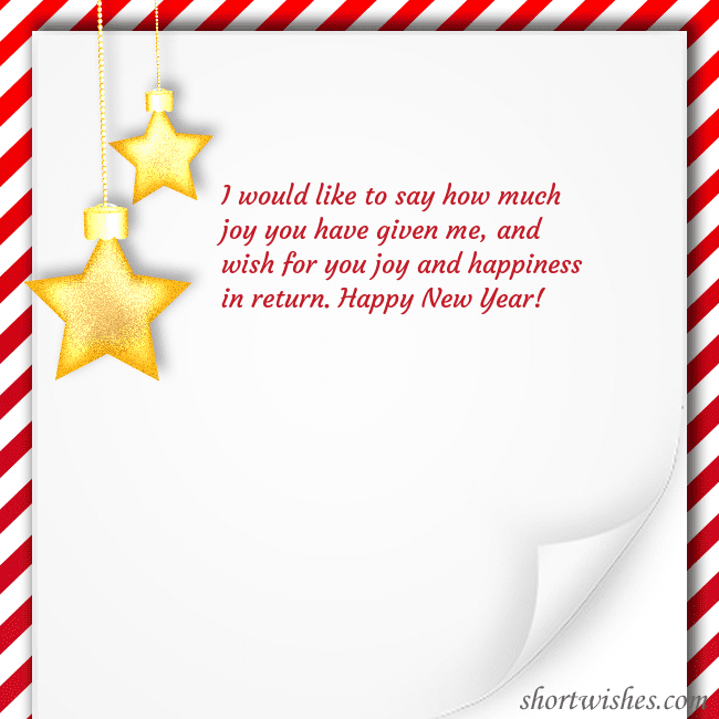 E-card with two stars