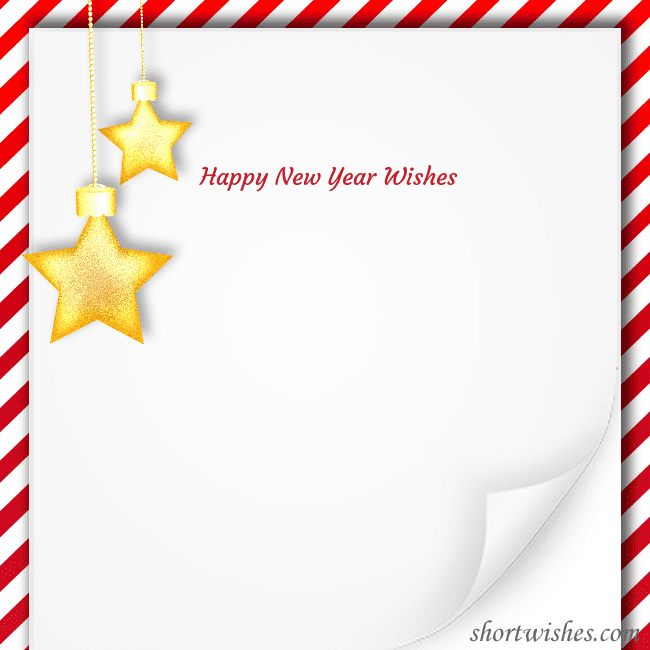 E-card with two stars