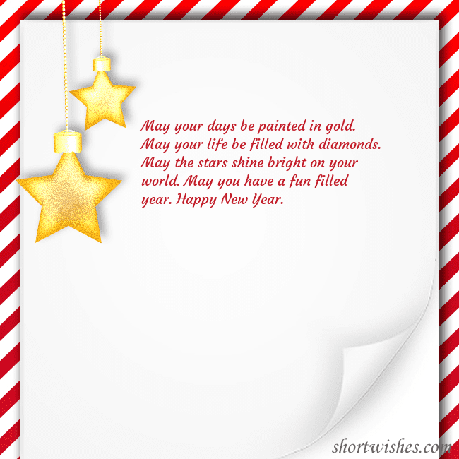 E-card with two stars