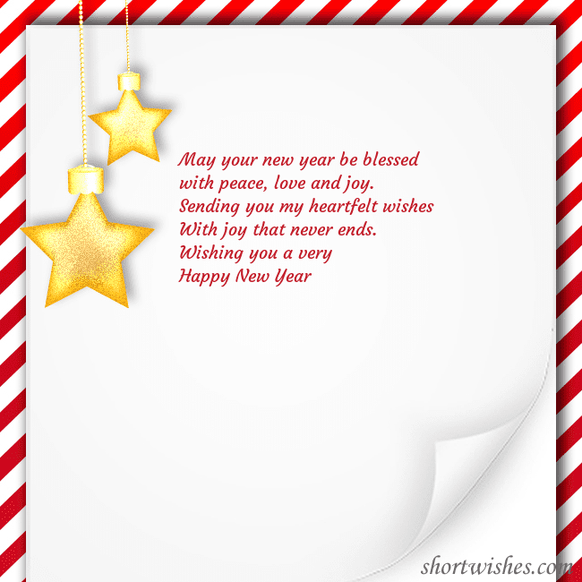 E-card with two stars