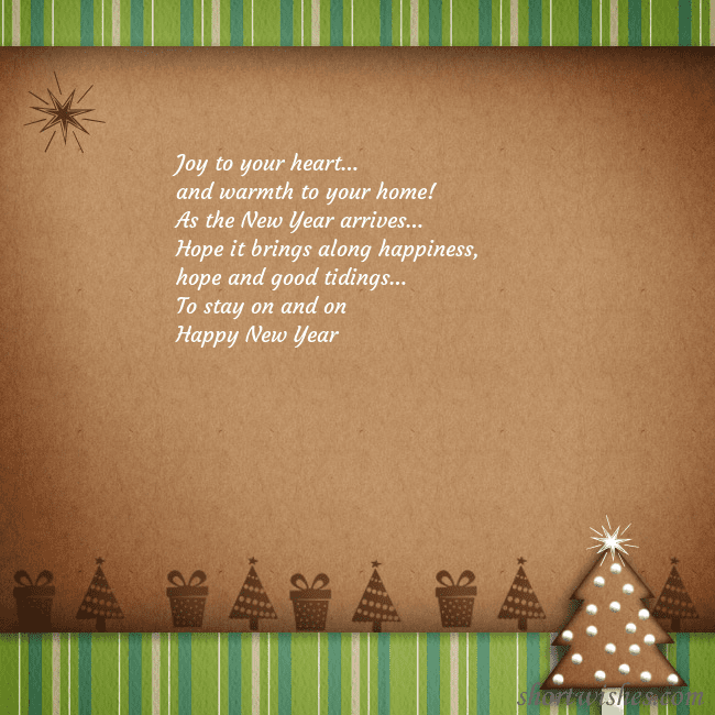 E-card with a gingerbread Christmas tree