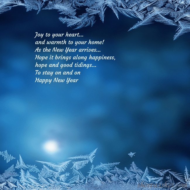 E-card with a frosted window