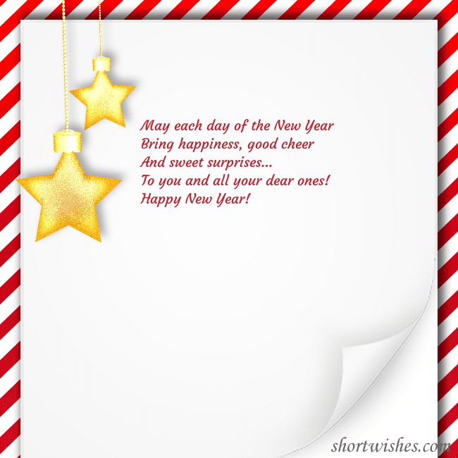 E-card with two stars