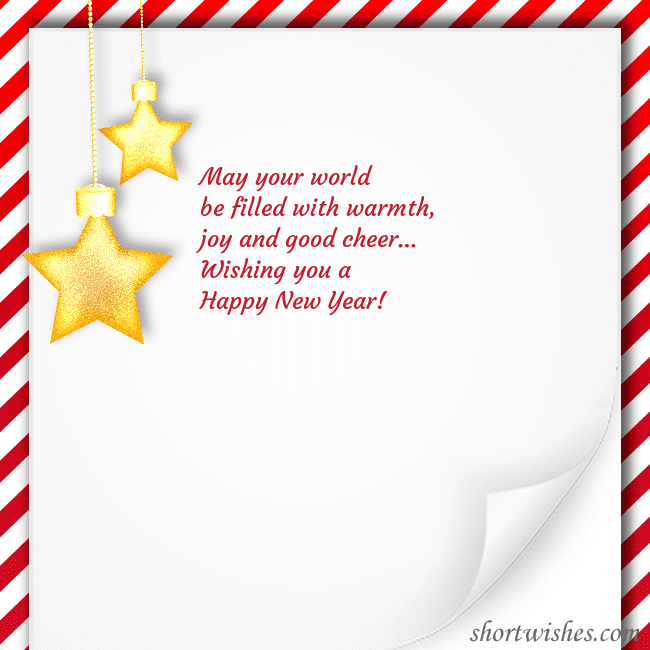 E-card with two stars