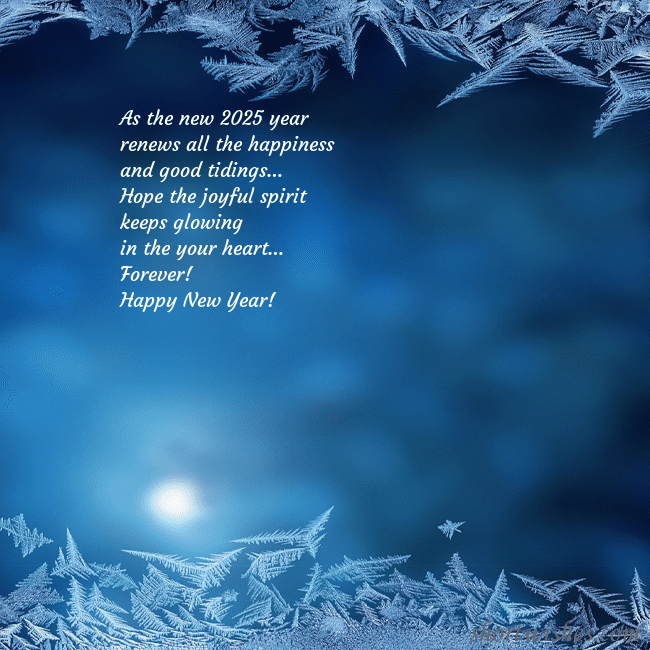 E-card with a frosted window