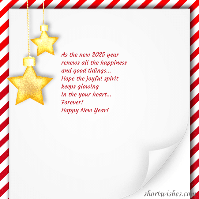 E-card with two stars