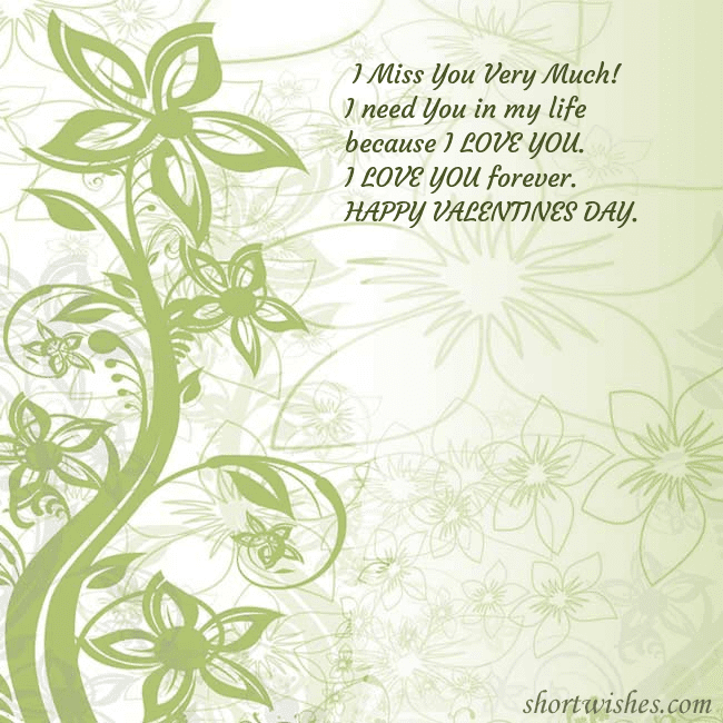 E-card with green painted flowers