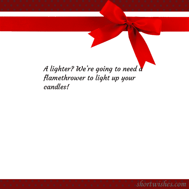 Greeting ecard with red ribbon