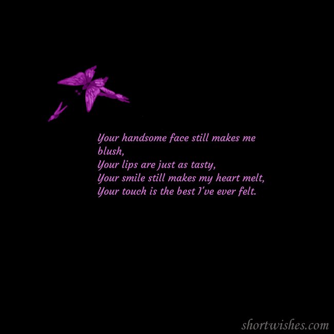 Greeting ecard with flying butterflies