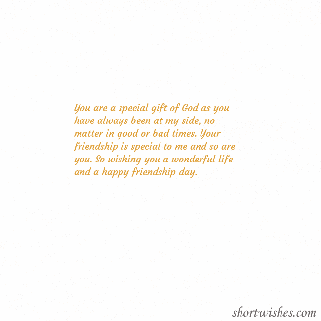 E-card animated golden heart