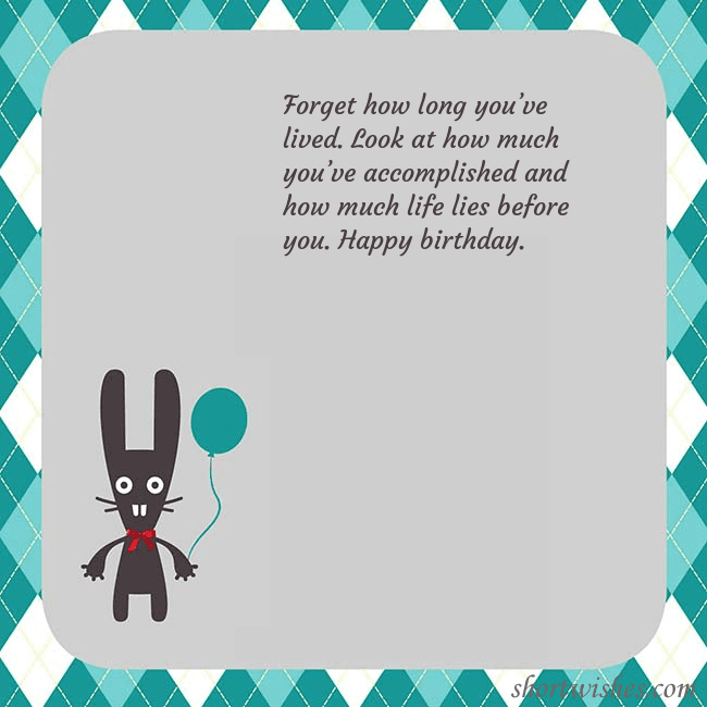 Birthday ecard with a bunny