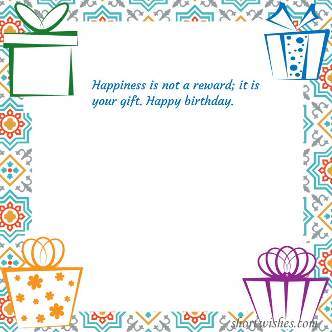 E-card with gifts