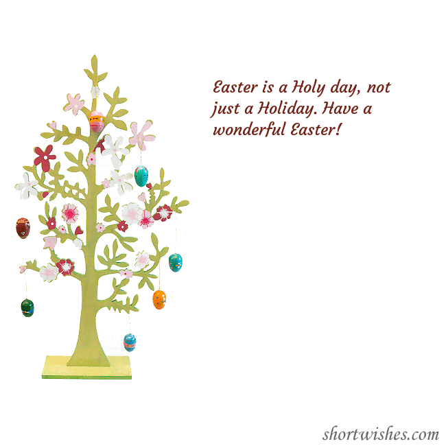 Happy Easter tree