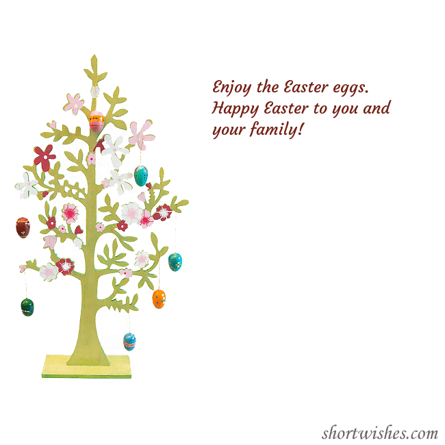 Happy Easter tree