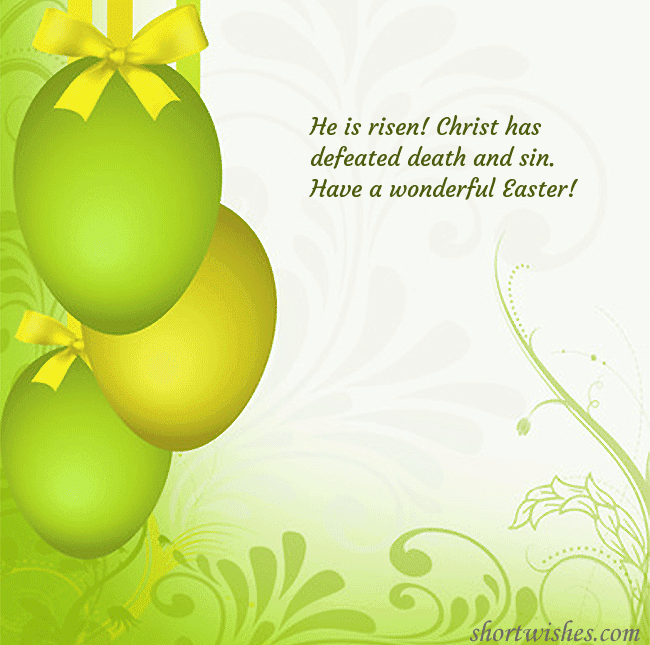 Beautiful easter greeting card