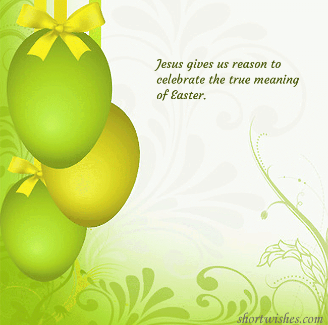 Beautiful easter greeting card