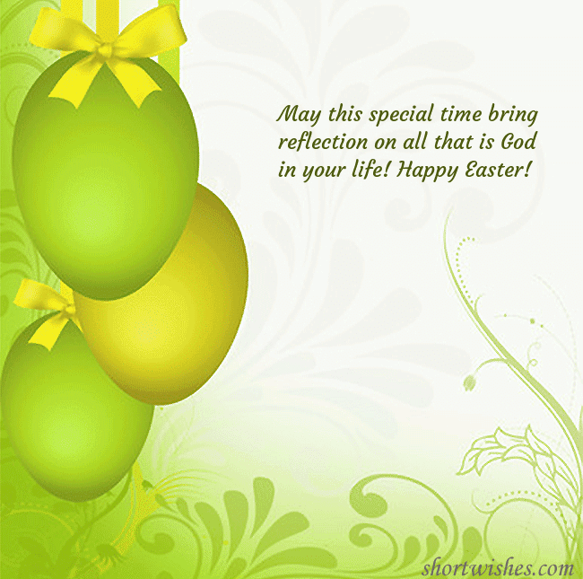 Beautiful easter greeting card