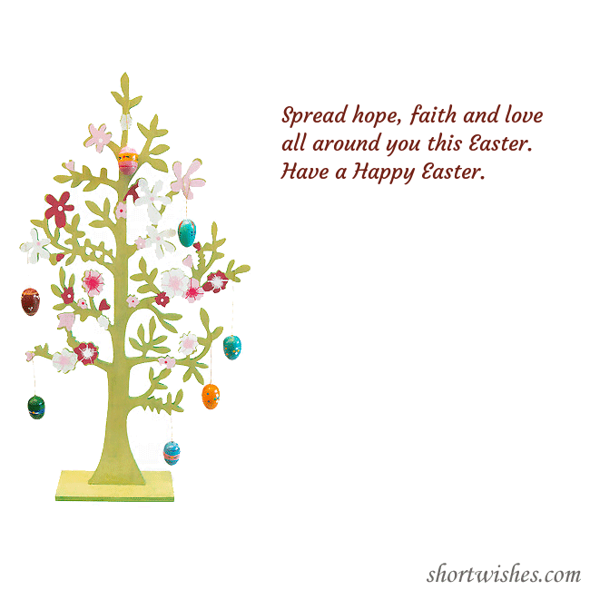 Happy Easter tree