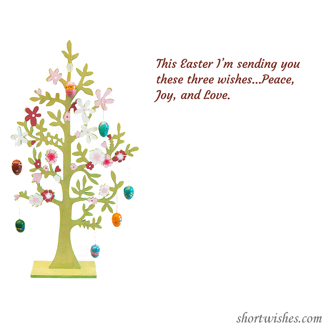 Happy Easter tree